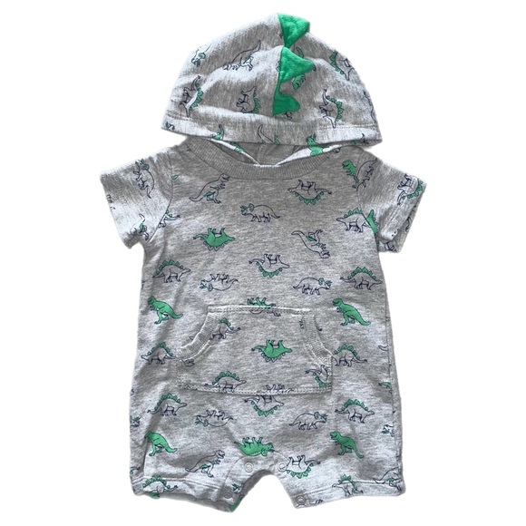 Carter's Other - ⭐️ 6 Month Carters Baby Boys Hooded Romper⭐️